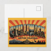 Chilliwack BC Valley Gateway Postkarte (Vorne/Hinten)