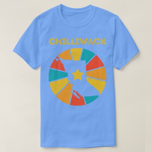 Chilliwack British Columbia Canada Vintag Distres T-Shirt (Design vorne)