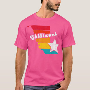 Chilliwack British Columbia Canada Vintag Distres T-Shirt