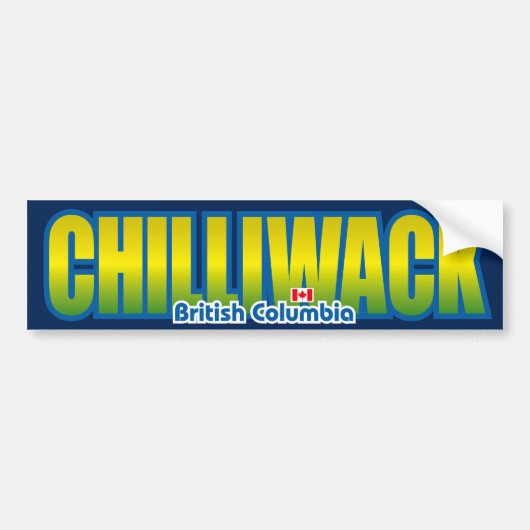 Chilliwack Stoßdämpfer Autoaufkleber (Vorne)