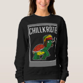 Chillkröte Couple Weed Sweatshirt (Vorderseite)