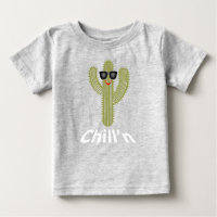 Chill'n Cactus Design - Baby Fine Jersey T - Shirt
