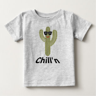 Chill'n Cactus Design - Baby Fine Jersey T - Shirt