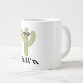 Chill'n Cactus Design - Jumbo Tasse (Vorderseite Rechts)