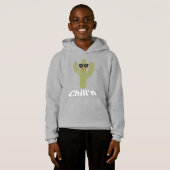 Chill'n Cactus Design - Kids' Pullover Hoodie (Vorne ganz)