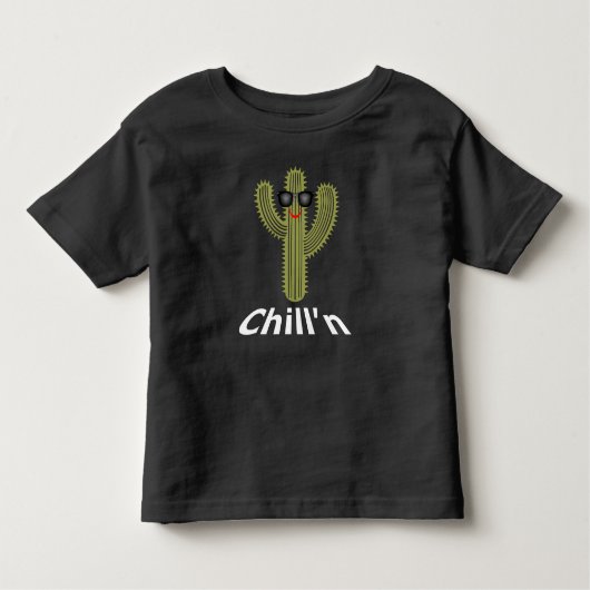 Chill'n Cactus Design - Kleinkind Fine Jersey T-Sh Kleinkind T-shirt (Vorderseite)