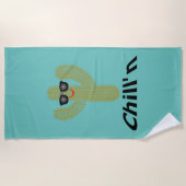 Chill'n Cactus Design - Strandtuch (Vorderseite)
