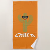 Chill'n Cactus Design - Strandtuch (Vorderseite)