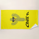 Chill'n Cactus Design - Strandtuch (Vorderseite)
