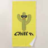 Chill'n Cactus Design - Strandtuch (Vorderseite)