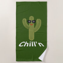 Chill'n Cactus Design - Strandtuch