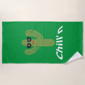 Chill'n Cactus Design - Strandtuch (Vorderseite)