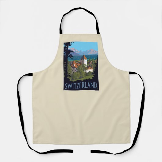 Chillon Castle | Schweiz Schürze (Vorderseite)