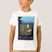 Chillon Castle | Schweiz T-Shirt (Vorderseite)