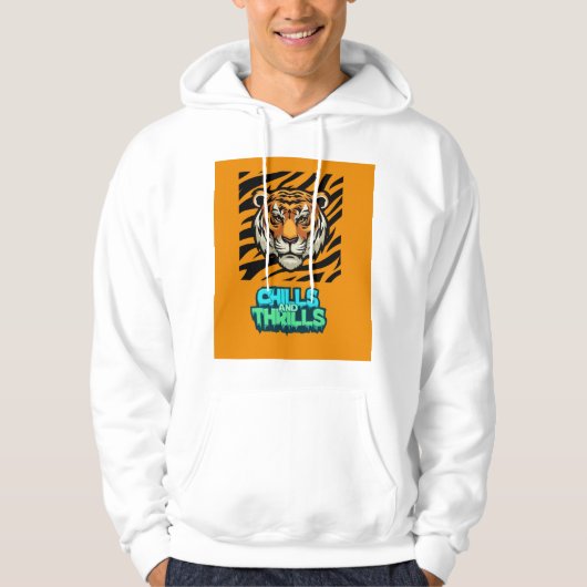 Chills and Thrills Tiger Print T - Shirt (Vorderseite)