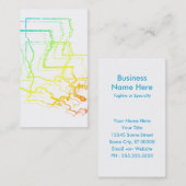 Chillus louisiana visitenkarte (Vorne/Hinten)