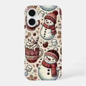 Chilly Cocoa iPhone 16 Hülle (Rückseite)