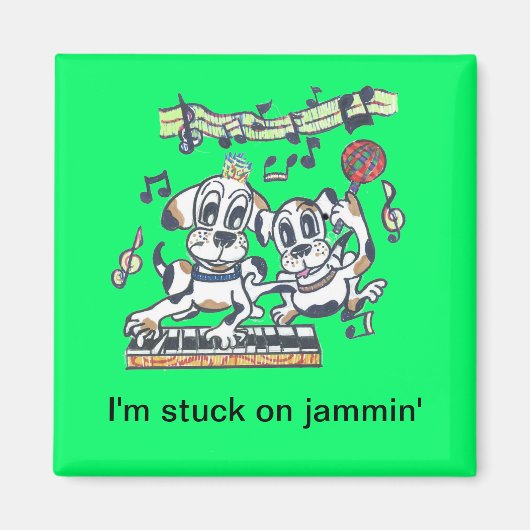 Chilly Dog Der tanzende Beagle Magnet (Vorne)