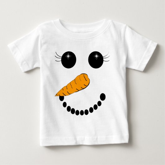 Chilly Face Baby T-shirt (Vorderseite)
