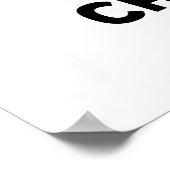 Chilly Hund Funny Chili Hot Dog Puff Poster (Ecke)