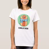 Chilly Hund Funny Chili Hot Dog Puff T-Shirt (Vorderseite)