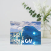 Chilly Iceberg Postkarte (Stehend Vorderseite)
