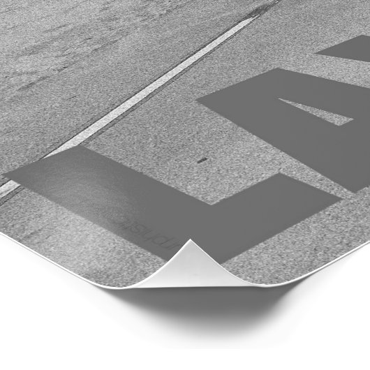 Chilly Los Angeles Poster (Ecke)