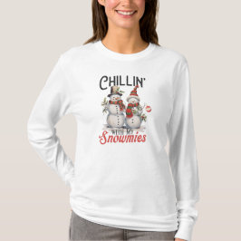 Chilly mit meiner Snowmie Long Sleeve T - Shirt