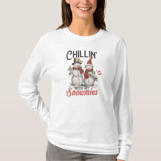 Chilly mit meiner Snowmie Long Sleeve T - Shirt