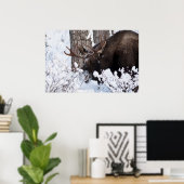 Chilly Moose Poster (Heimbüro)