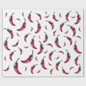 Chilly Pepper Disco Vibes Geschenkpapier (Flach)