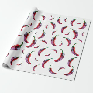 Chilly Pepper Disco Vibes Geschenkpapier