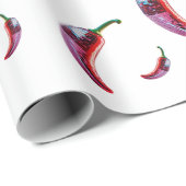 Chilly Pepper Disco Vibes Geschenkpapier (Rolleneckpunkt)
