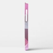 Chilly Pink Pyramid Abstraktes Muster Case-Mate iP Case-Mate iPhone Hülle (Rückseite / Links)