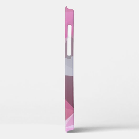 Chilly Pink Pyramid Abstraktes Muster Case-Mate iP Case-Mate iPhone Hülle (Rückseite / Links)