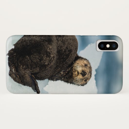 Chilly Sea Otter Case-Mate iPhone Hülle (Rückseite (Horizontal))