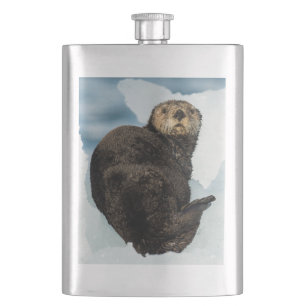 Chilly Sea Otter Flachmann