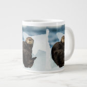 Chilly Sea Otter Jumbo-Tasse (Vorderseite Rechts)