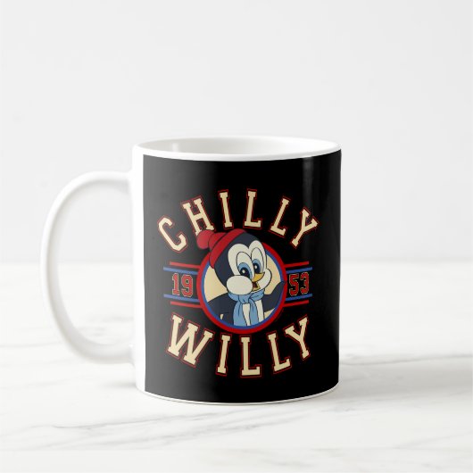 Chilly Willy 1953 Retro Collegiate Kaffeetasse (Links)