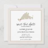 Chilmark Martha's Vineyard Wedding Save the Date (Vorderseite)