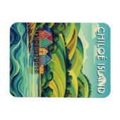 Chiloé Insel Chile Reise Magnet (Horizontal)