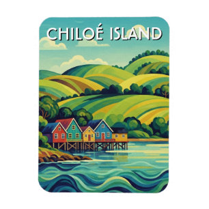 Chiloé Insel Chile Reise Magnet