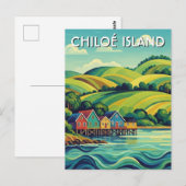 Chiloé Insel Chile Reise Postkarte (Vorne/Hinten)