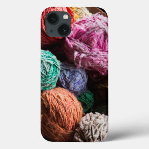 Chiloe-Wollgarn mit Naturfarben gefärbt Case-Mate iPhone Hülle