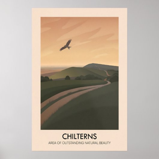 Chilterns AONB Travel Poster (Vorne)