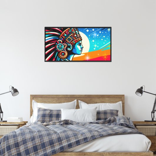 Chīmalmā 5 leinwanddruck (Insitu (Schlafzimmer))