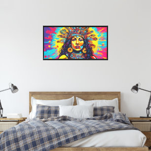Chīmalmā Goddess of Fruchtbarkeit 4 Leinwanddruck