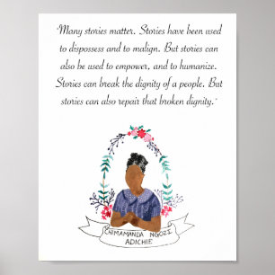 Chimamanda Ngozi Adichie Poster