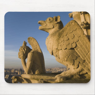 Chimäre an der Fassade der Kathedrale Notre Dame, Mousepad