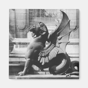 Chimären vom Brunnen St. Michel, Paris Magnet